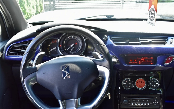 Citroen DS3 cena 23700 przebieg: 194500, rok produkcji 2013 z Pobiedziska małe 407